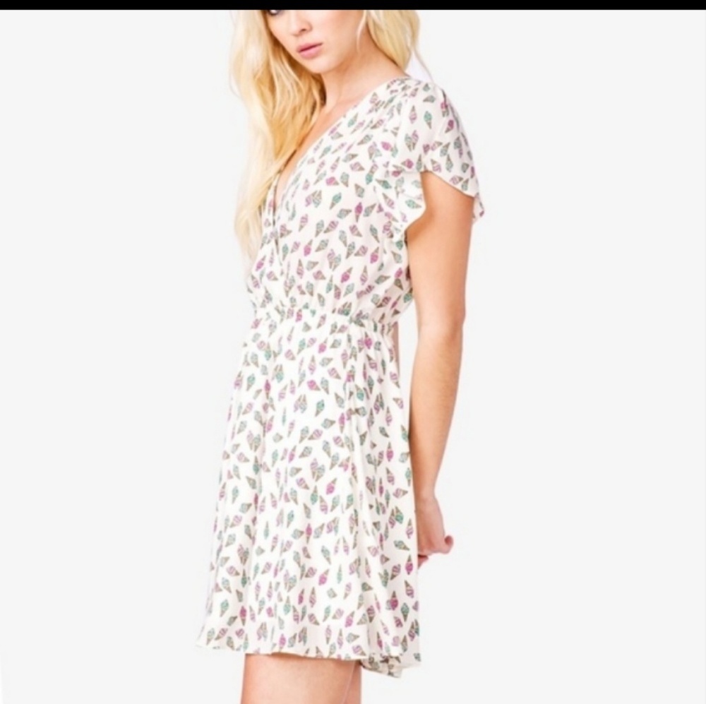 SOLD Open Back Forever 21 Ice Cream Mini Dress